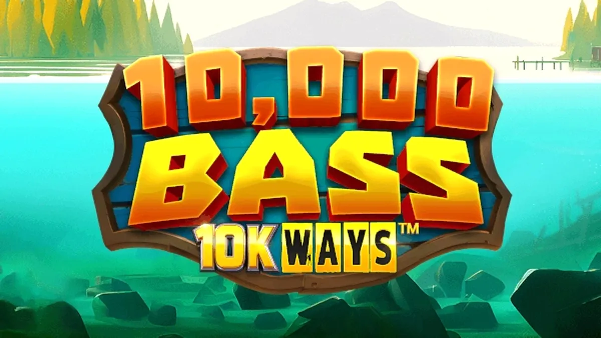 Interface de jogo do slot 10,000 Big Bass 10K Ways com tema de pesca